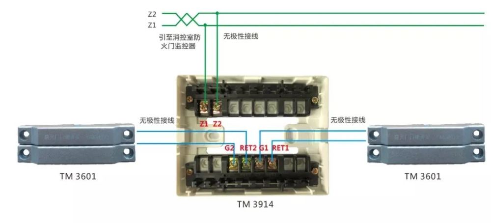 监控视频转换器接线图